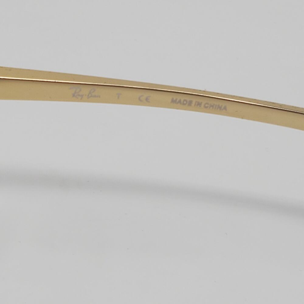 Ray-Ban Aviator Gradient Gold Sunglasses 64 mm / 15 mm Brown RB3387 with Case - Picture 11 of 11
